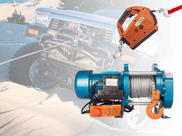 Лебедки ручные и электро