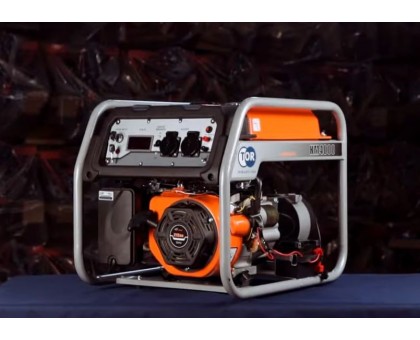 Генератор бензиновый TOR KM4000H 2,8кВт 220В 16л с кнопкой запуска