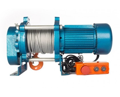 Лебедка CD-200/400-A (KCD-200/400 kg, 220 В) с канатом 60 м (алюминиевый корпус)