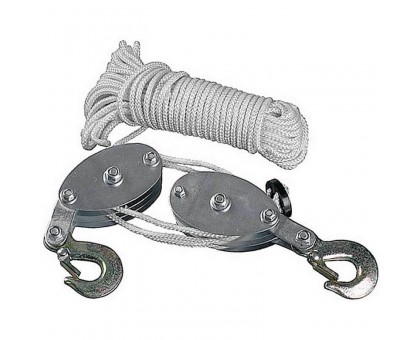 Полиспаст 2-блочный г/п 200кг с канатом 20 м