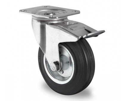 Комплект колес 200 мм для телег ТП (2 пов, 2 не пов.)